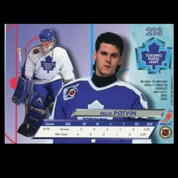 2016 FLEER SHOWCASE ULTRA ROOKIE 25TH ANNIVERSARY BUYBACK 92-93 FELIX POTVIN /25